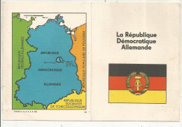 Image Illustrée 4 Pages, LA REPUBLIQUE DEMOCRATIQUE ALLEMANDE, 2 Scans - Geografia