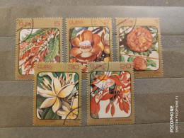 Cuba Flowers (F17) - Used Stamps