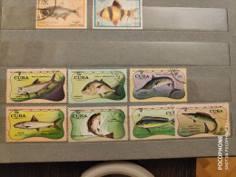 1971 Cuba Fishes (F17) - Used Stamps