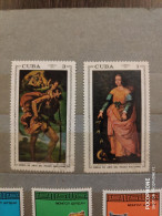 1971 Cuba Paintings (F17) - Gebruikt