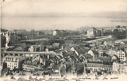 Lausanne Vue Inédite Sur Montbenon Et Le Grand Pont 1903 - Lausanne