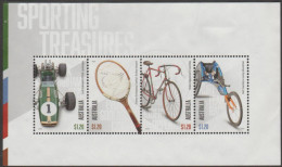 AUSTRALIA - USED 2023 $4.80 Sporting Treasures Souvenir Sheet - Used Stamps