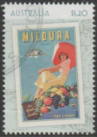 AUSTRALIA - USED 2023 $1.20 Nostalgic Travel Posters - Mildura, Victoria - Oblitérés