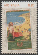 AUSTRALIA - USED 2023 $1.10 Nostalgic Travel Posters - Queensland - Used Stamps