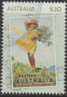 AUSTRALIA - USED 2023 $1.20 Nostalgic Travel Posters - Western Australia - Used Stamps