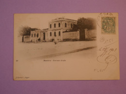 BW4  ALGERIE   BELLE CARTE  1905  PETIT BUREAU  SAIDA   A SARTHONAY   FRANCE  + AFF. PLAISANT++  ++ - Otros & Sin Clasificación