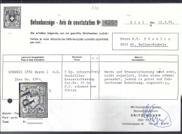 SUISSE Ca.1850: Le "5 Rp. Bleu Foncé Rayon I +encadrée" ZNr. 15Ia, Obl. "PP De Zürich", Très Forte Cote, Attest. "Moser" - 1843-1852 Federal & Cantonal Stamps