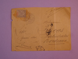 BW4  GUADELOUPE   BELLE  LETTRE RR  1907 BASSE TERRE A BORDEAUX FRANCE +CACHETS + AFF. INTERESSANT++  ++ - Brieven En Documenten