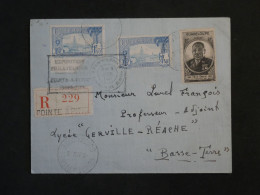 BW4  GUADELOUPE   BELLE  LETTRE EXPOSITION RECO RR  1907 POINTE A PITRE  +CACHETS + AFF. INTERESSANT++  ++ - Covers & Documents
