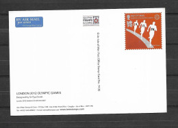 Olympische Spelen 2012 , Isle Of Man - Postkaart - Summer 2012: London