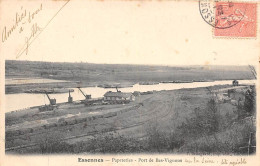 Essonnes         91            Papateries Port De Bas-Vignons.  Chantier. Grues         (voir Scan) - Essonnes