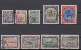 Greenland 1945 - Michel 8-16 Cancelled, See Description - Usados