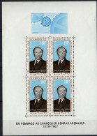 MAURITANIE - Konrad Adenauer Feuillet - Mauritanie (1960-...)