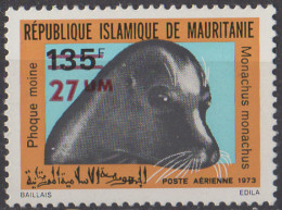 MAURITANIE - Phoque De Mauritanie Poste Aérienne Surchargé - Mauritanie (1960-...)