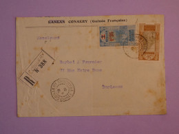 BW4  AOF GUINEE  BELLE LETTRE RECO   1931 CONAKRY A BORDEAUX  +AFF. INTERESSANT+++ - Cartas & Documentos