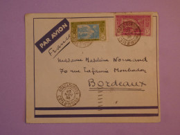 BW4  AOF  COTE D IVOIRE   BELLE LETTRE RECO   1936  OUAGADOUGOU  A BORDEAUX  +AFF. INTERESSANT+++ - Lettres & Documents