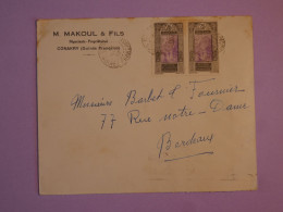 BW4  AOF  CONAKRY    BELLE LETTRE   1932  CONAKRY   A BORDEAUX  +AFF. INTERESSANT+++ - Covers & Documents