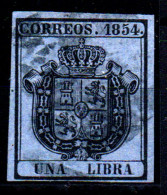 España Nº 31. Año 1854 - Postfris – Scharnier