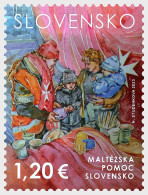 Slovakia 2023 Help For Ukraine Joint Issue With Sovereign Military Order Of Malta Stamp Mint - Ongebruikt