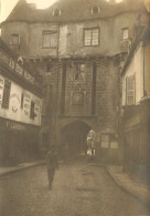 Semur * 1926 * Rue Et Commerce Magasin AU BON MARCHE Vve LAURENCON * Photo Ancienne 10x7cm - Semur