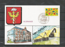 CACHET PROVISOIRE ALGRANGE 57- ANNIVERSAIRE DU CLUB PHILATELIQUE AVRIL 1997. - Aushilfsstempel