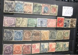 51+ Nederland QV Optd Stamps Cat £40 As Stated See Photos - Verzamelingen