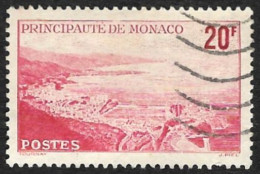 MONACO  1948 -  Y&T 312  -  Vue Générale De La Principauté  - Oblitéré - Gebruikt