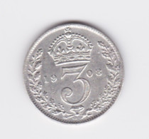 3 Pence 1908  Edouard VII  Sup - Sonstige & Ohne Zuordnung