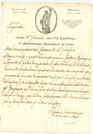 Repubblica Romana 1799 Republique Romaine Fermo Vignette - Documenti Storici