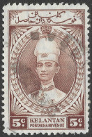Kelantan (Malaysia). 1937-40 Sultan Ibrahim. 5c Used. SG 43 - Kelantan