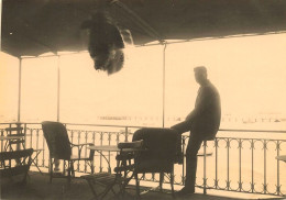 Arcachon ( Noté Au Dos ) * 1927 * Terrasse Hôtel Café Restaurant * Photo Ancienne 10.2x7.2cm - Cubzac-les-Ponts