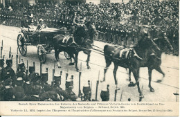 Visite De LL. MM. Imperiales Et L'Imperatrice D'Allemagne Aux Souverains Belges. Bruxelles, 25 Octobre 1910 - Fêtes, événements