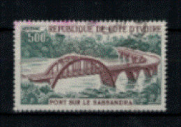 Cote D'Ivoire - Poste Aérienne - "Pont Sur La Sassandra" - Oblitéré N° 63 De 1974 - Côte D'Ivoire (1960-...)