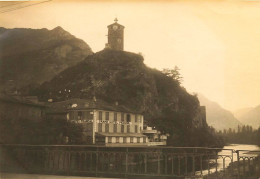 Tarascon Sur Ariège * 1927 * Le Village * Grand FRANCAL * Photo Ancienne 10.4x7.2cm - Autres & Non Classés