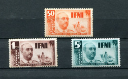 1951.IFNI.EDIFIL 73/75**.NUEVOS SIN FIJASELLOS(MNH).CATALOGO 40€ - Ifni