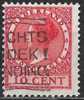 Plaatfout Rood Puntje Achter De L Van PostzegeL In 1938 Wilhelmina Type Veth 10 Ct Rood NVPH 182 PM 3 - Variétés Et Curiosités