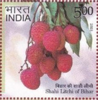 India 2023 Agricultural Goods Of India -- Geographical Fruit - Shahi Litchi Of Bihar 1v Rs.5.00 Stamp MNH As Per Scan - Agriculture
