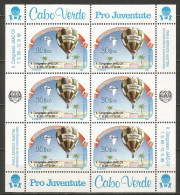 CABO VERDE HOJITA YVERT NUM. 548 * NUEVA SIN FIJASELLOS PRO JUVENTUD - Cap Vert