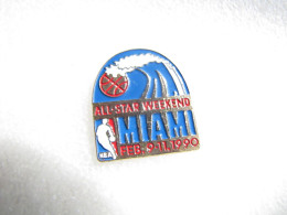 PIN'S   SPORT    BASKET  NBA    ALL STAR  WEEK END  MIAMI  1990 - Pallacanestro
