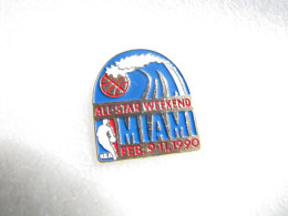 PIN'S   SPORT    BASKET  NBA    ALL STAR  WEEK END  MIAMI  1990 - Basketbal