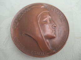 Médaille De Table/ RF/ Liberté Egalité Fraternité/ Marianne/ H DUBOIS/ Tomasini/ Eure/ 1970    MED422 - Frankreich