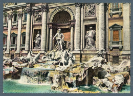 °°° Cartolina - Roma N. 1291 Fontana Di Trevi - Particolare Viaggiata °°° - Fontana Di Trevi