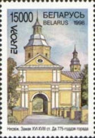 Belarus Belorussia Weissrussland 1998 Europa CEPT Nesvizh Castle Celebration Stamp Mint - 1998