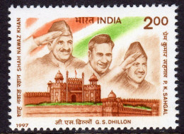 India 1997 INA Trials Comemoration, MNH, SG 1727 (D) - Neufs