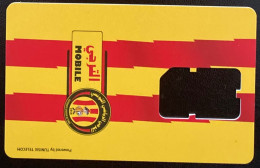 Tunisie Tunisia Used SIM GSM Card Telecom Football Esperance Calcio Soccer Red Yellow Blood & Gold 3G 4G 5G MOBILE - Tunesien