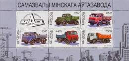 Belarus Belorussia Weissrussland 1998 Trucks MAZ Block Sheetlet Mint - Camions