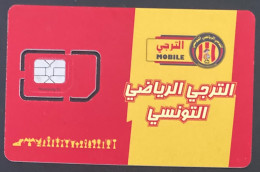 Tunisie Tunisia New SIM GSM Card Telecom Football Esperance Calcio Soccer Red Yellow Blood & Gold 3G 4G 5G MOBILE - Tunisia
