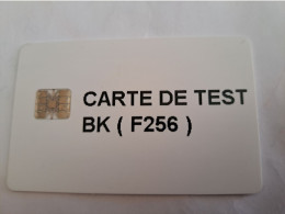 ARGENTINA CHIPCARD / CARTE DE TEST / BK (F256) / WHITE CARD    **14108** - Argentine