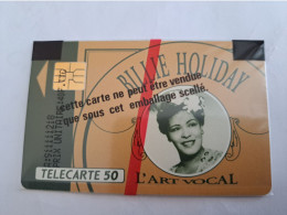 FRANCE/FRANKRIJK   CHIPCARD   50 UNITS / BILLIE HOLIDAY/   MINT IN WRAPPER     WITH CHIP     ** 14112** - Mobicartes: Móviles/SIM)