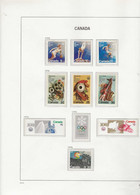 1976 MNH Canada Year Collection According To DAVO Album Postfris** - Annate Complete